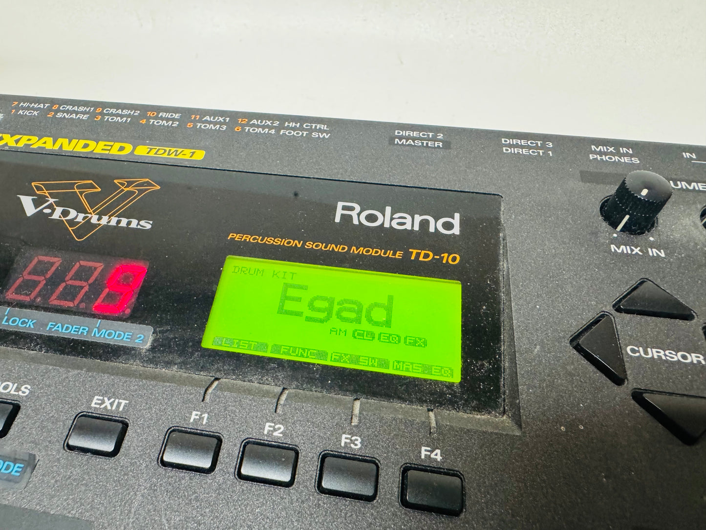 Roland TD-10 Expanded TDW V-Drums Module Power TD10