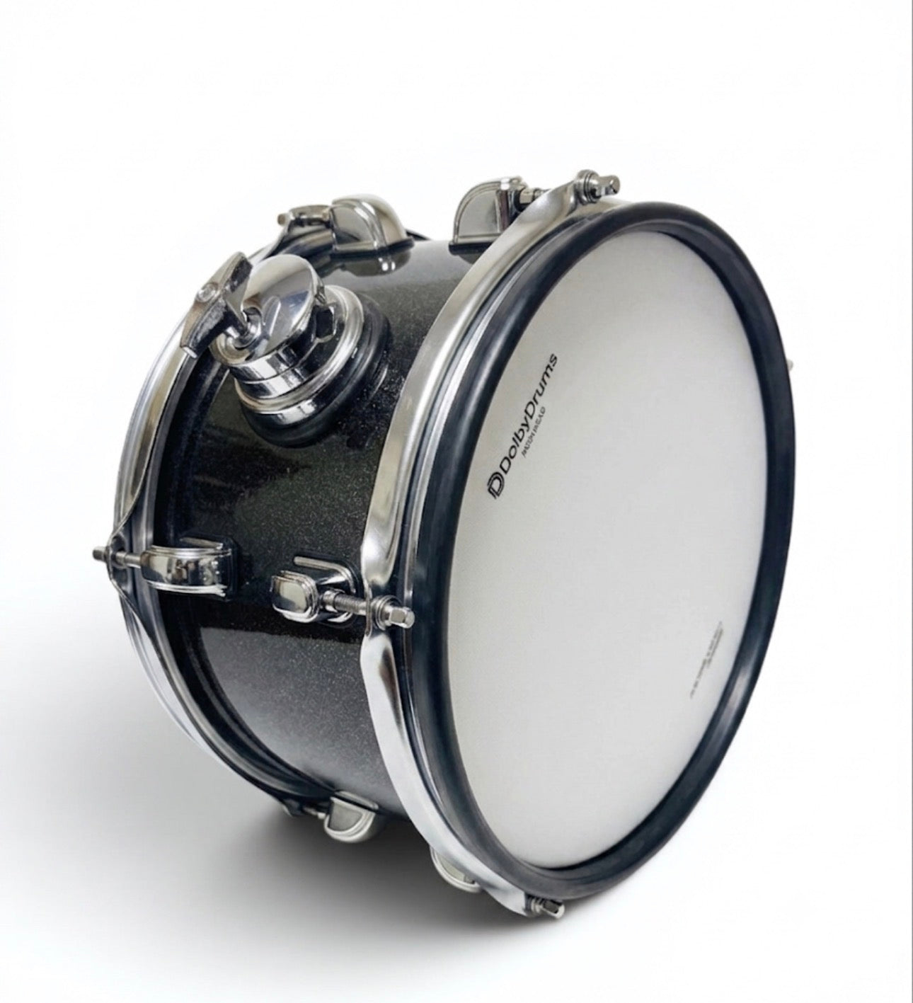 Dolby 10” Electronic Black Sparkle TOM w 6 Triggers for Roland Alesis Drum