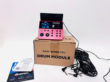 Used Alesis Nitro PRO Drum Module BFD Brain with Cables