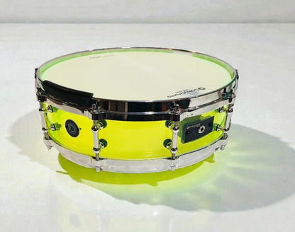 14” Electric Lime Acrylic SNARE Dual Zone A2 for Roland Alesis Drum