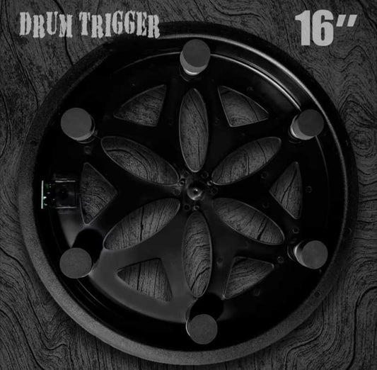 16” 6 Trigger Electronic Plate Tray w Rim Zone for Roland Alesis Acoustic Drum