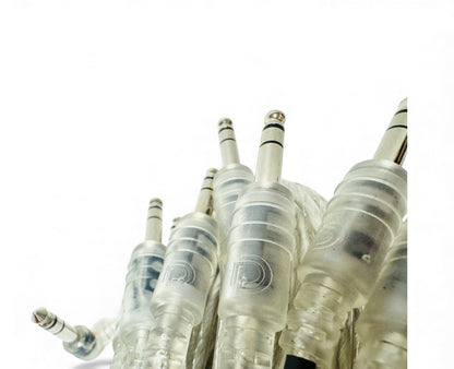 13 Clear Silver Transparent Trigger Cable Kit Wires Snake Cord For ROLAND Alesis MDS-25 30