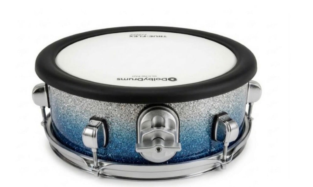 Dolby 10” Dual Core Blue Sparkle Electronic TOM 6 Trigger for Roland Alesis Drum