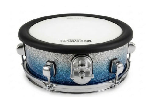 Dolby 10” Silicone Blue Sparkle Electronic TOM for Roland Yamaha Drum
