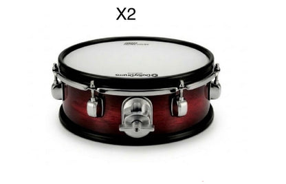 Dolby Dual Core Hybrid Shell Pack Red Fade Electronic Drum for Roland Alesis