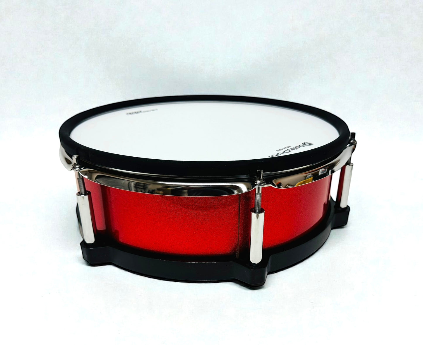 12” Electronic Red Sparkle SNARE w 6 Triggers for Roland Alesis Drum