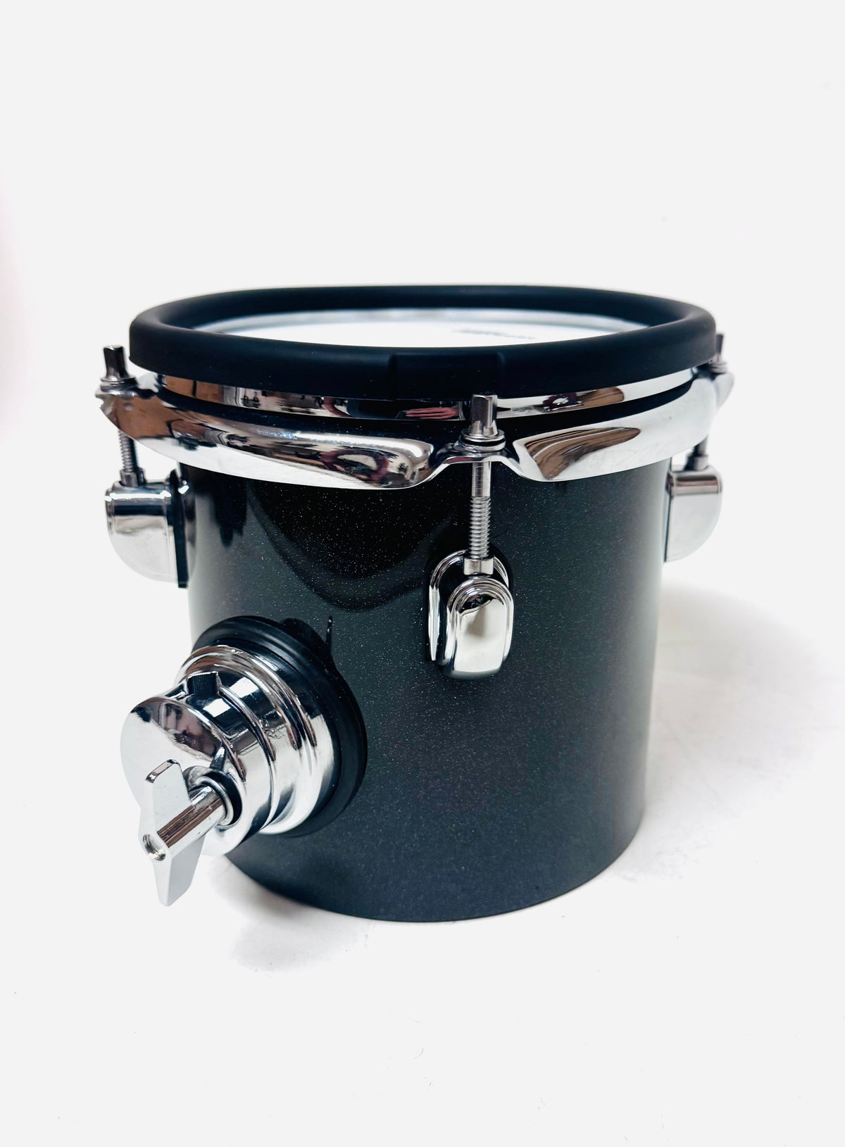 6” x 6” Black Electronic Octoban Dual Zone B-STOCK for Roland Alesis Drum