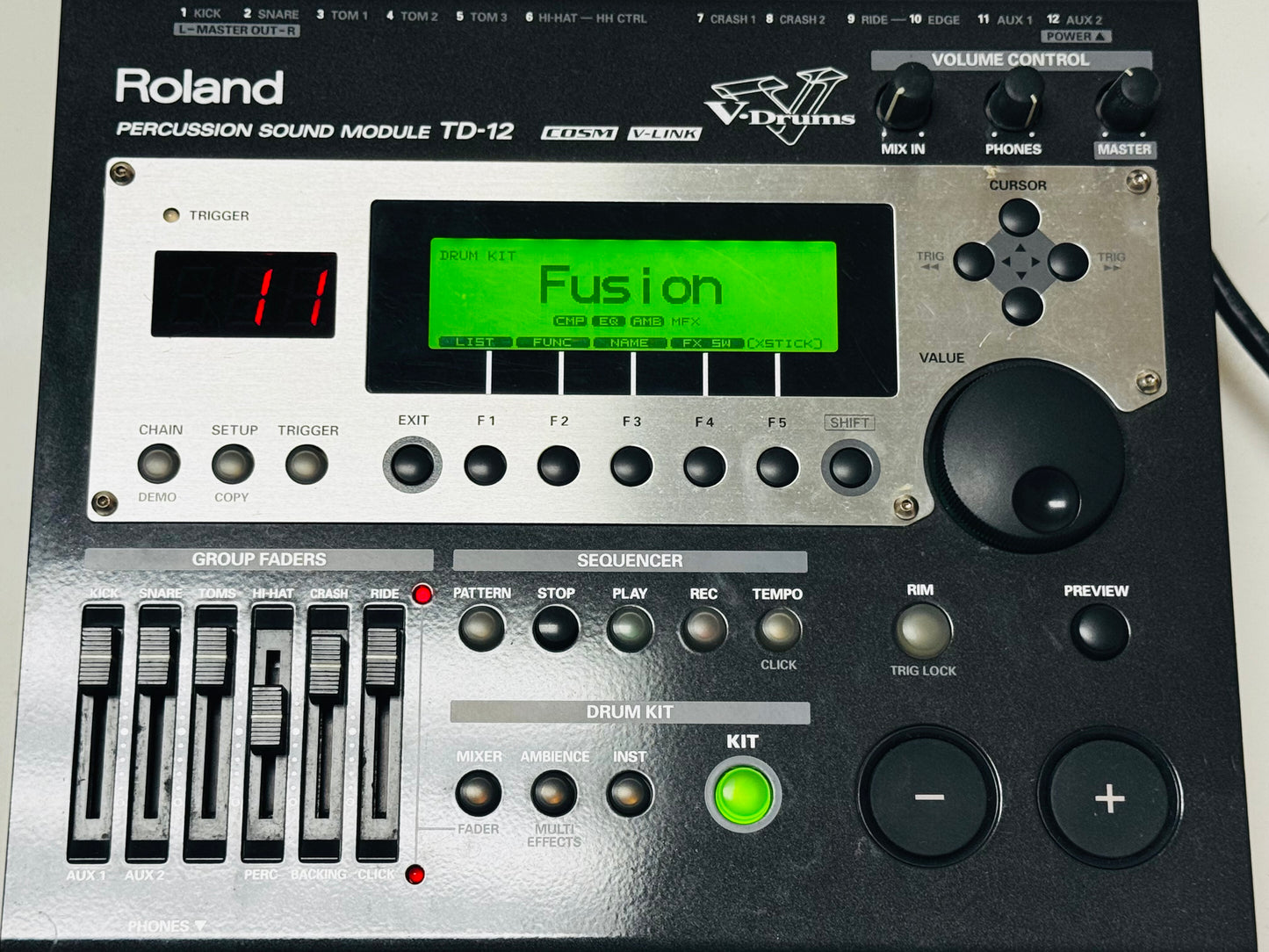 Roland TD-12 *READ** V-Drums Module Brain TD12