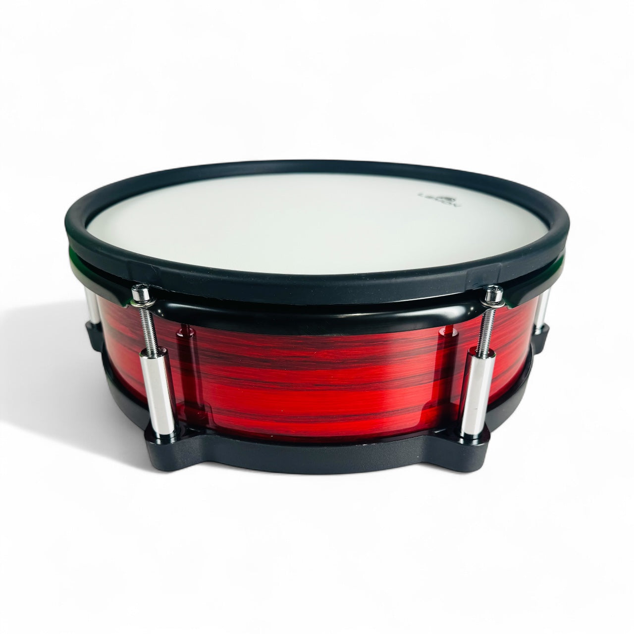 Lemon 12” x 4” SNARE Drum Red Flame w Mesh Head for Roland Alesis Strike