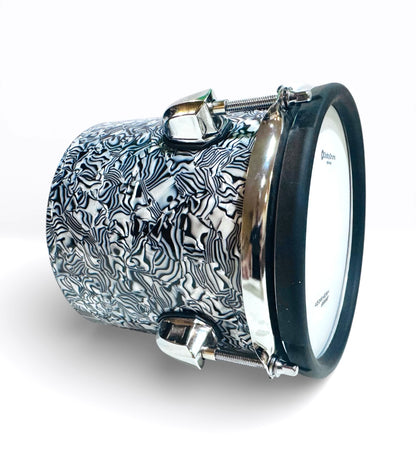 6 x 6” Electronic Black Abalone Octoban Dual Zone for Roland Alesis Drum