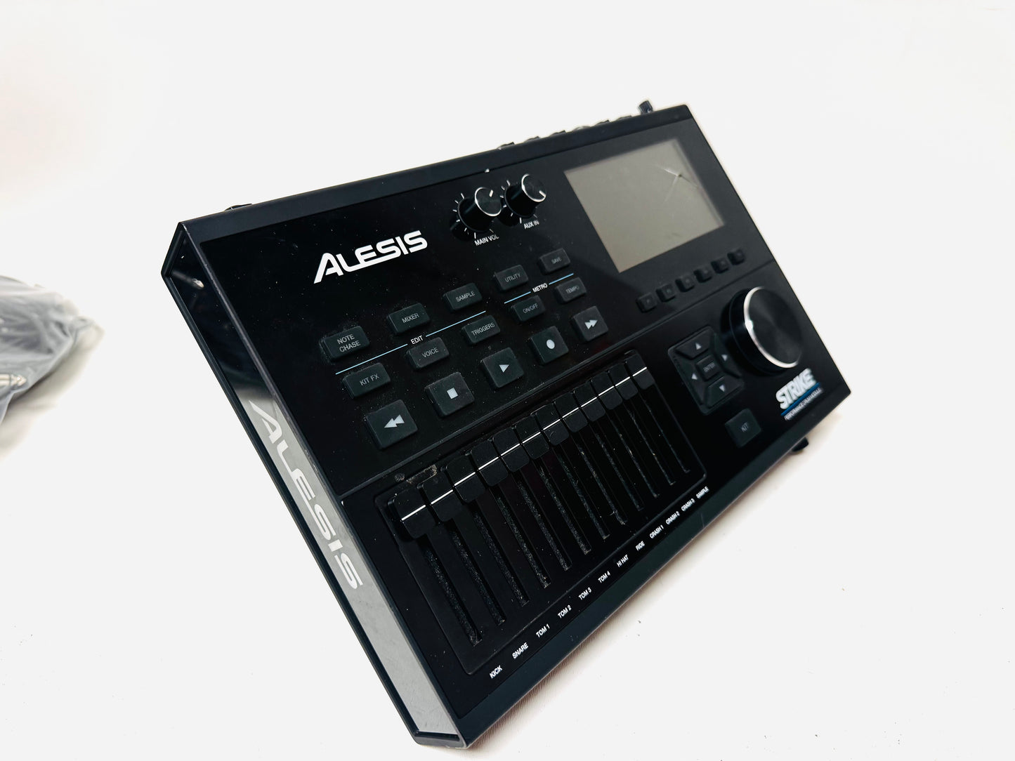 Alesis Strike *READ* Drum Module Brain with Cables and Mount Pla
