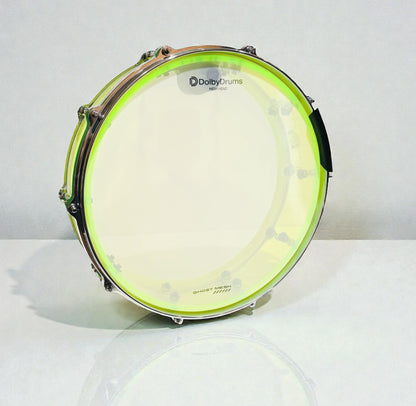 14” Electric Lime Acrylic SNARE Dual Zone A2 for Roland Alesis Drum