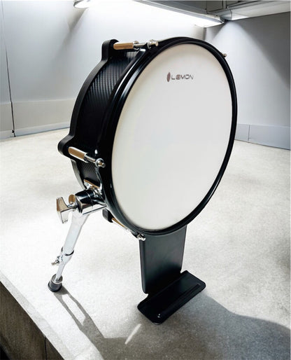 Lemon 12” Black Carbon Fiber Bass Kick Drum for Roland and Alesis Kit