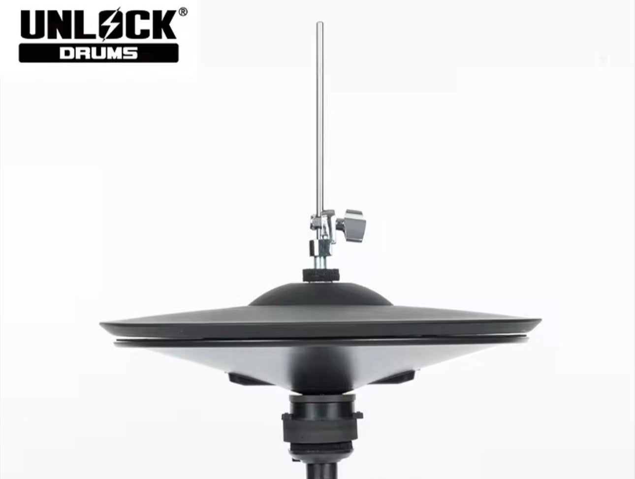 UNLOCK Thin Cymbal Set 14” Hi Hat 14” + 16” Crash 17” Ride for Roland Alesis Kit