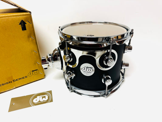 DW Design Series 8” Tom Black Satin w Suspension Mount OPEN BOX