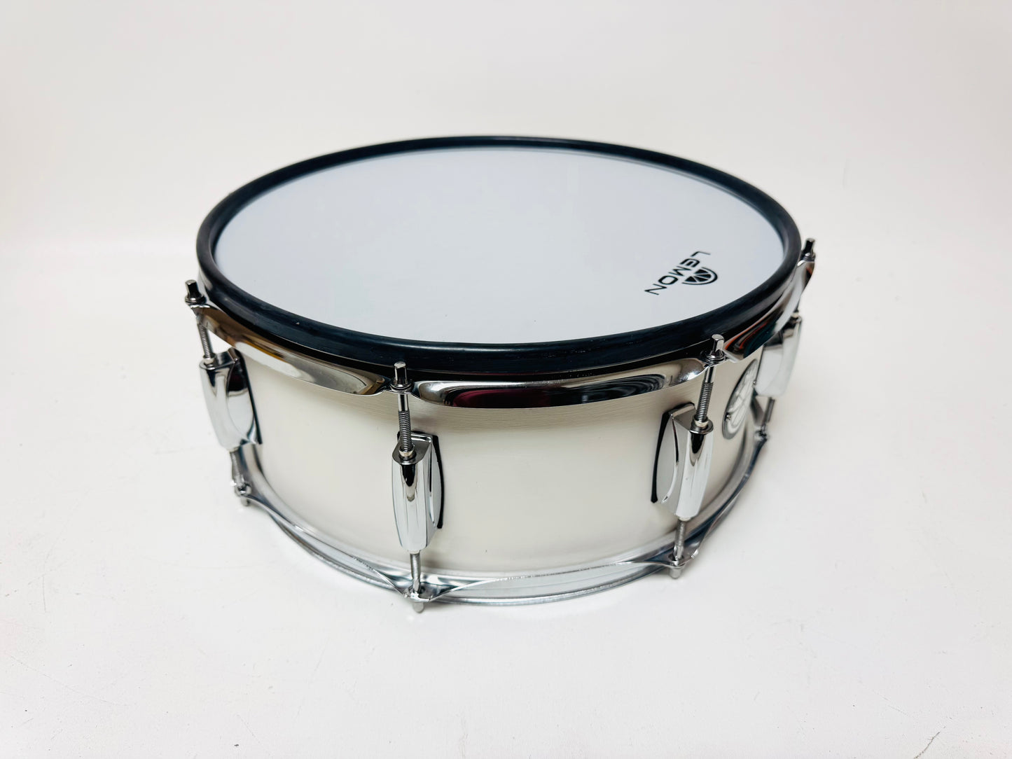 Used Lemon 14 x 5.5” WHITE Mesh Snare for Roland or Alesis Strike