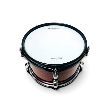Dolby 10” Electronic RED WOOD TOM w 6 Triggers for Roland Alesis Drum
