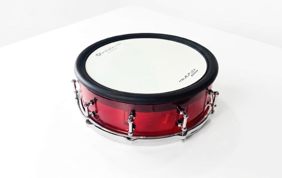 14” Dual Zone Quick-Bolt Silicone Trigger Pad Drum Topper for Acoustic Roland A2E