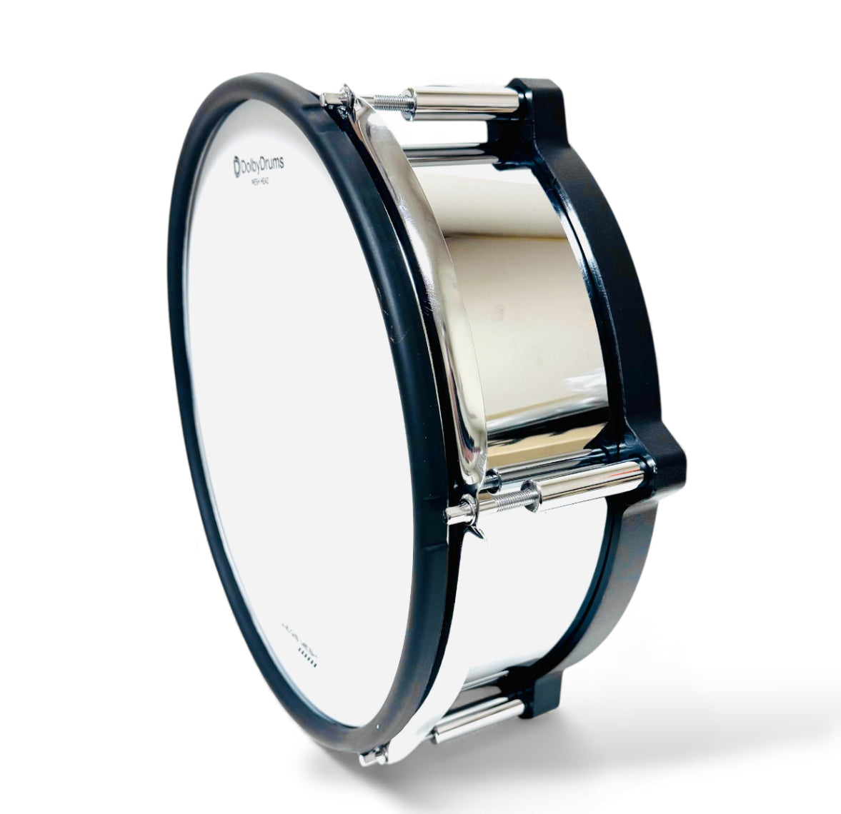 12” Chrome Metal Electronic SNARE w 6 Triggers M6 PRO for Roland Alesis Drum