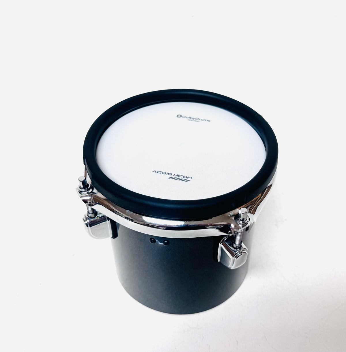 6” x 6” Black Electronic Octoban Dual Zone B-STOCK for Roland Alesis Drum