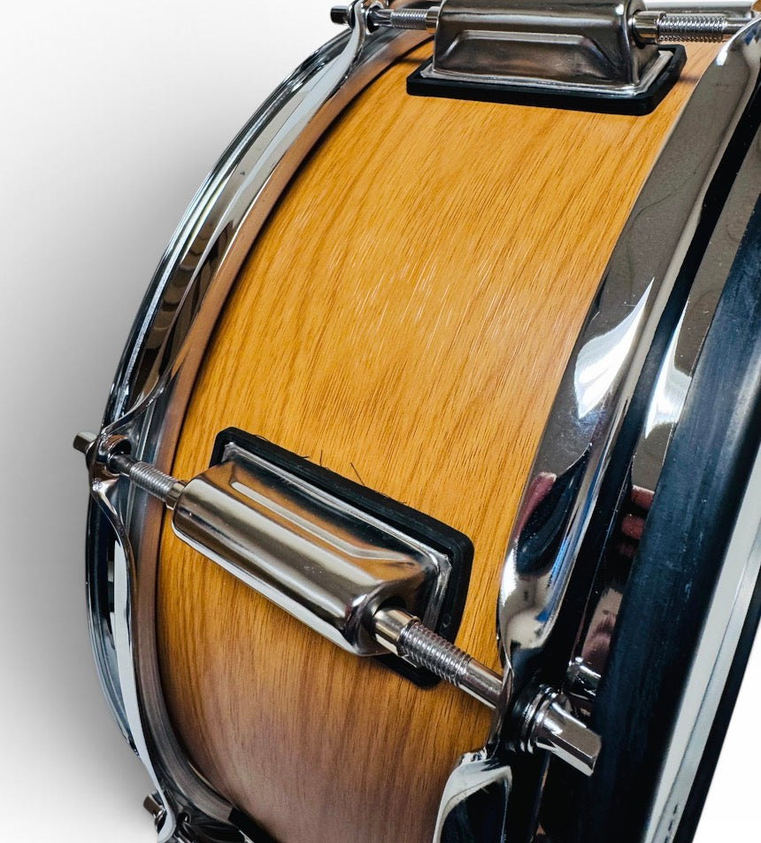 Dolby 14 x 5” Natural Wood Electronic Snare w 6 Triggers for Roland Alesis