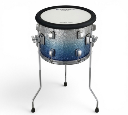Dolby 12” x 9” Silicone Blue Fade Electronic Floor Tom for Roland Yamaha Drum