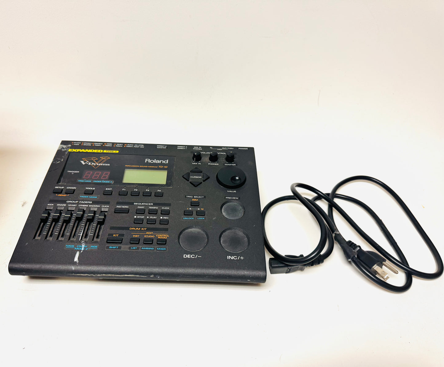 Roland TD-10 Expanded TDW V-Drums Module Power TD10