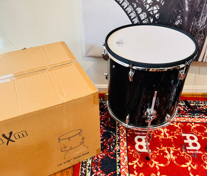 HXM 16” x 16” Mesh Black Sparkle Floor Tom for Roland Alesis Lemon Kit VAD OPEN BOX