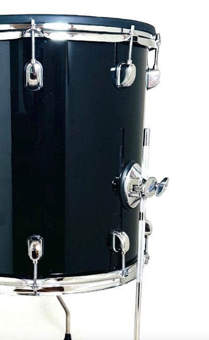 16 x 16” Floor Tom Electronic Full Shell Black for Roland Alesis