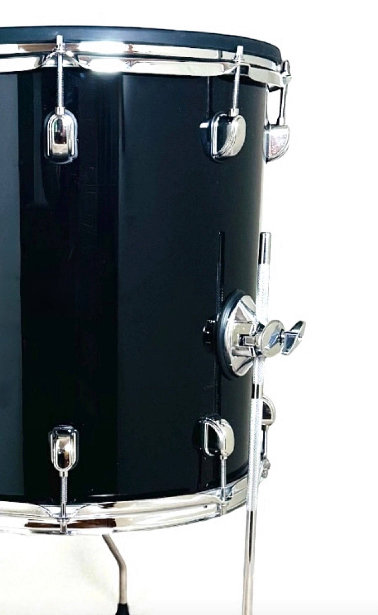 14 x 14” Floor Tom Electronic Full Shell Black for Roland Alesis