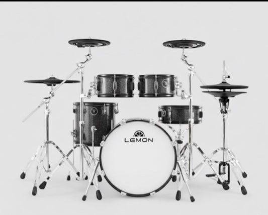 Lemon T950 PRO Black Sparkle Electronic Drum Set T-950 Compatible Roland Alesis