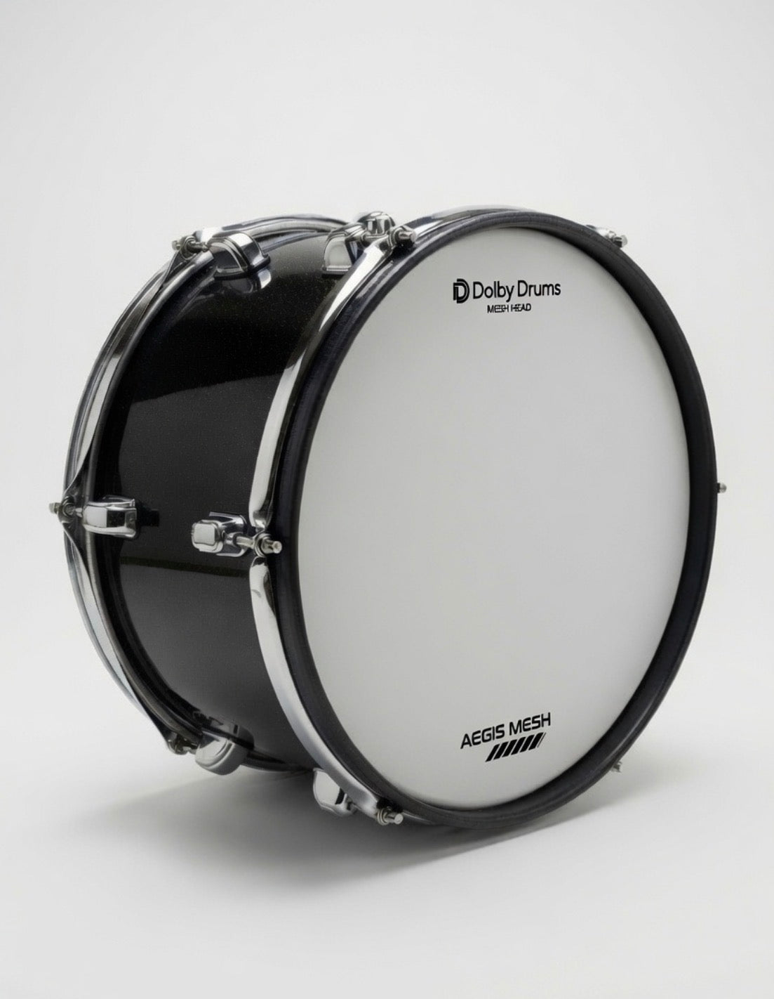 Dolby 12” Electronic Black Sparkle TOM w 6 Triggers for Roland Alesis Drum