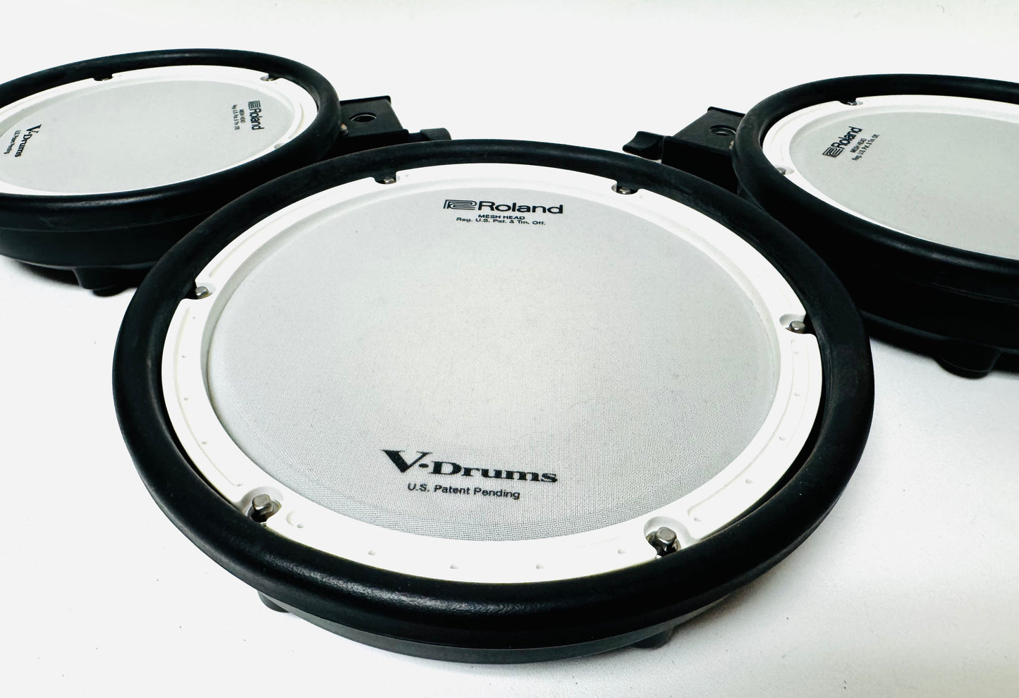 Set of Roland (1) PDX-8 & (2) PDX-6A Trigger Mesh Head V-Drums Pad Set Lot