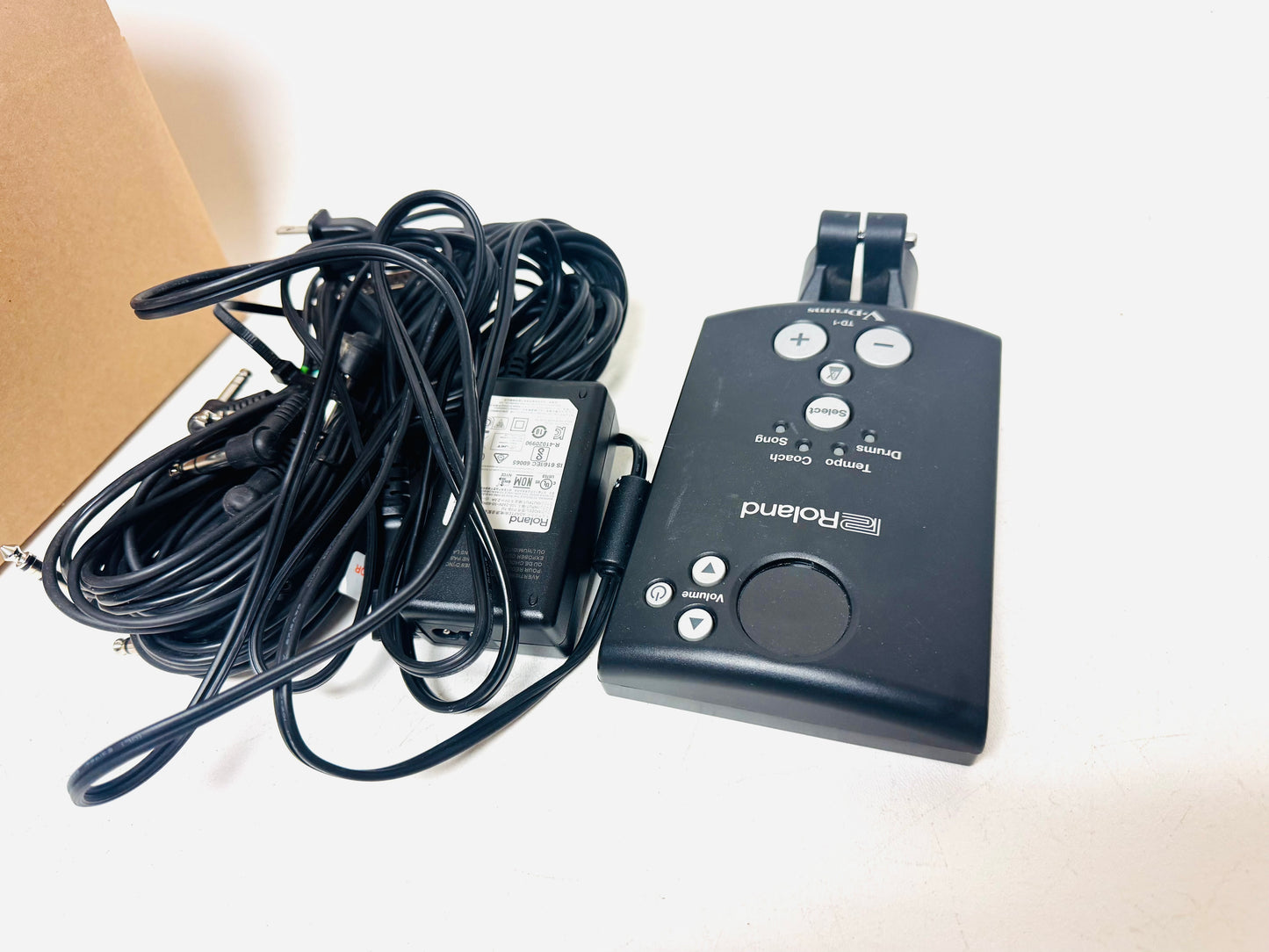 Roland TD-1 DMK V-Drums Module Brain Cables Power