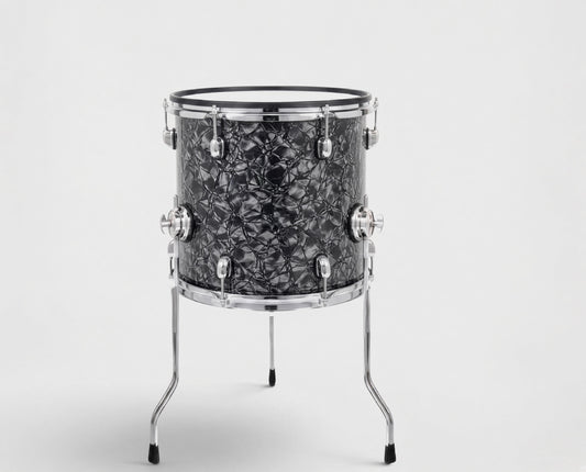 Dolby 12” x 12” Dark Fracture Floor Tom Electronic Full Shell for Roland Alesis