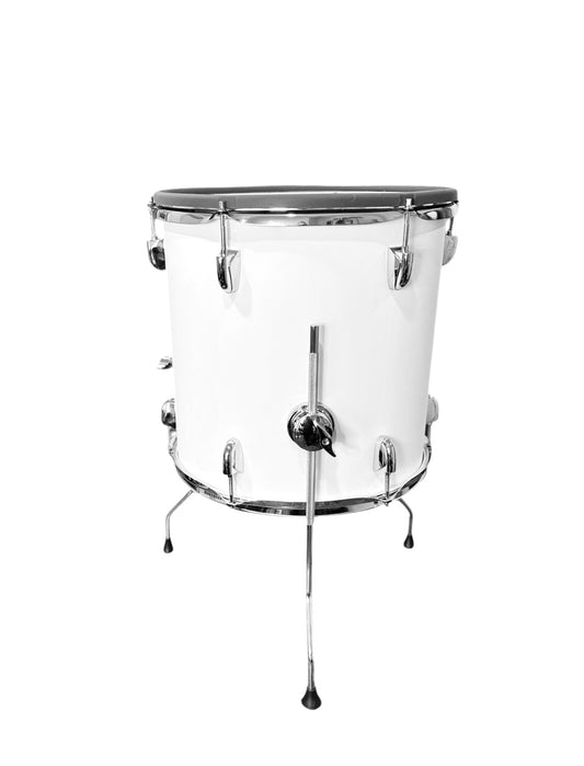 HXM 16” x 16” Mesh White Floor Tom for Roland Alesis Kit VAD