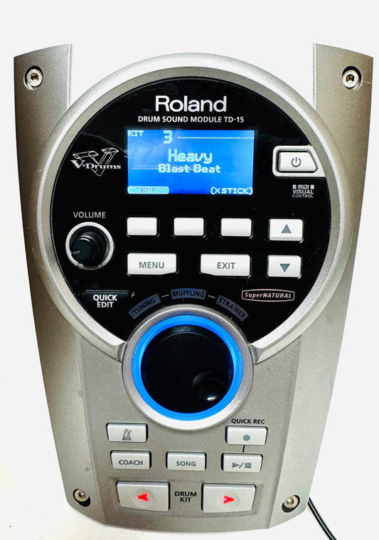 Roland TD-15 Module Brain Cables Mount Power TD15