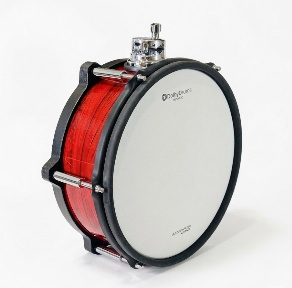 Dolby 10” Electronic Red Wood TOM w 6 Triggers for Roland Alesis Drum