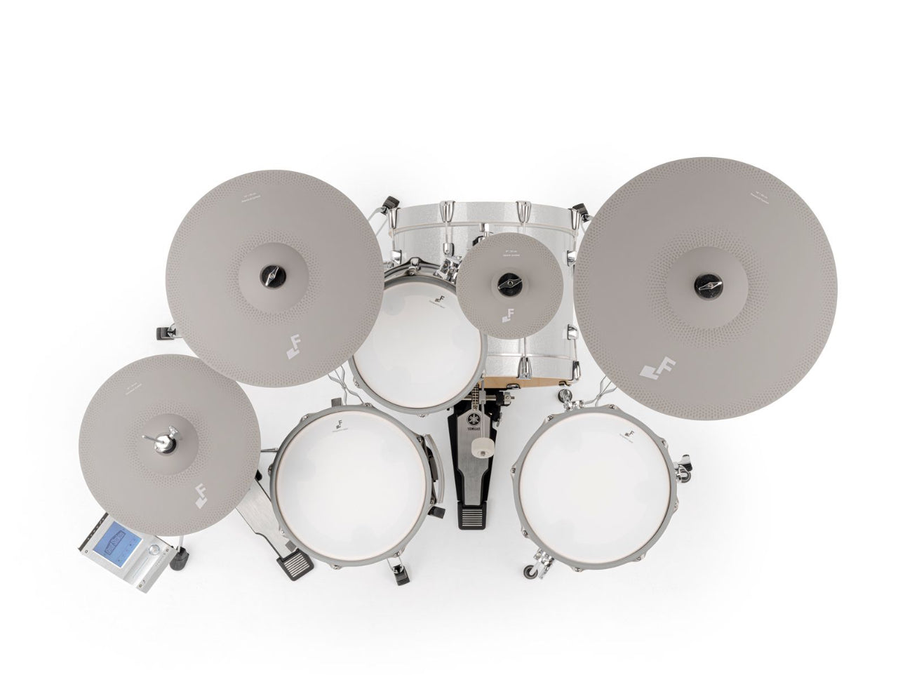 EFNOTE 5 Acoustic Designed Electronic Drum Kit White Sparkle OPEN BOX