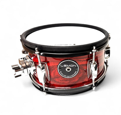 Lemon RED FLAME Shell Pack Bass Tom Snare Drum for Roland Or Alesis Kit