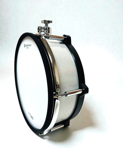 Dolby 12” Electronic White Silver TOM or SNARE w 6 Triggers for Roland Alesis Drum HX