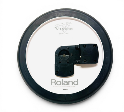 Roland CY-12C 12" White Back Crash Cymbal with Boom Ball Arm CY12