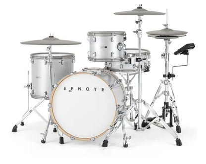 EFNOTE 7 BUNDLE Acoustic Designed Electronic Drum Set White Sparkle