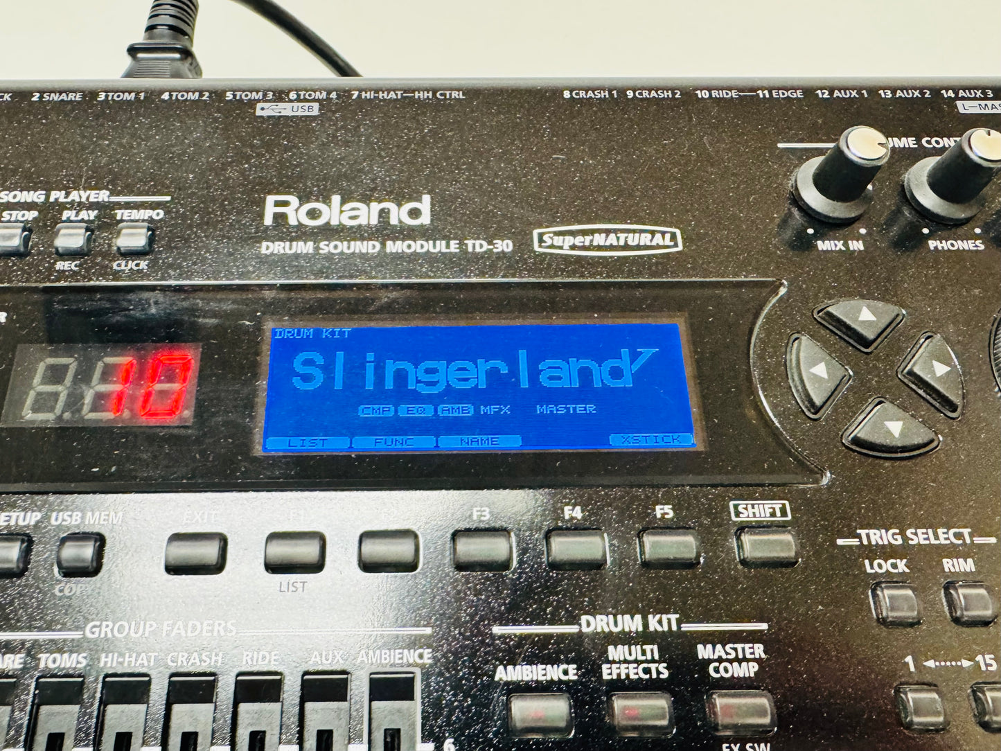 Roland TD-30 V-Drums Module w EXTRAS Brain TD30