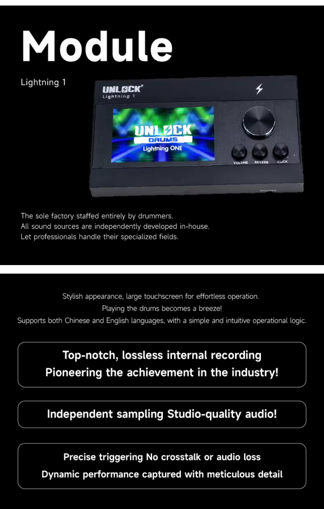 UNLOCK L1 Mini E Drum Kit Silver Edition