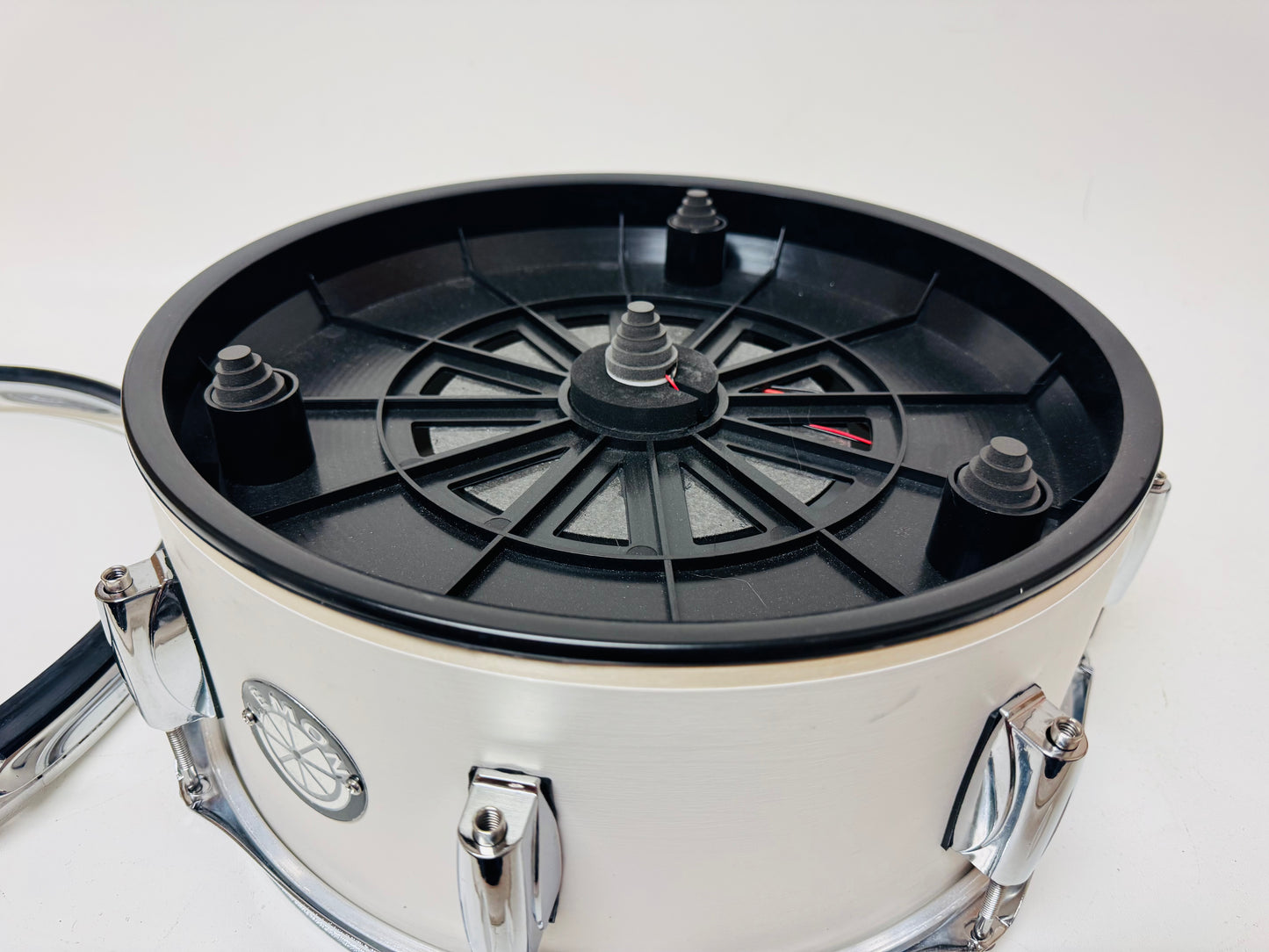 Used Lemon 14 x 5.5” WHITE Mesh Snare for Roland or Alesis Strike