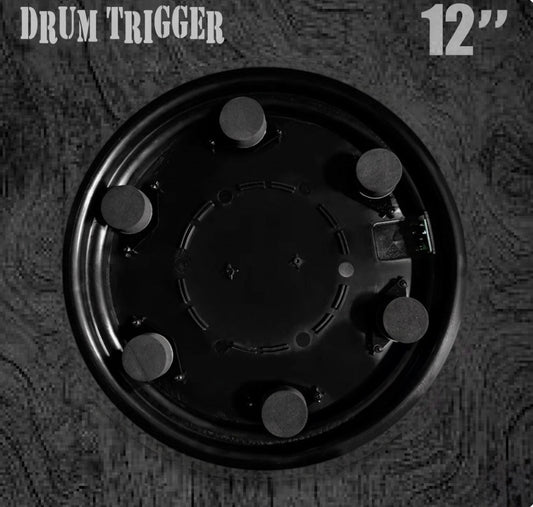 12” 6 Trigger plate Tray w Rim Zone for Roland Alesis Acoustic Drum