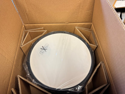 HXM 12” X 6” White Rack Tom Drum for Roland Alesis Lemon Kit