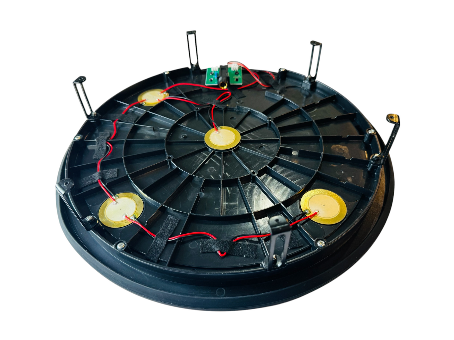 12” 4 Trigger Quick-Bolt Silicone Pad Drum Topper for Acoustic Roland A2E