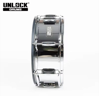 UNLOCK 14” X 5.5 Chrome Electronic Snare Drum Compatible Roland Alesis